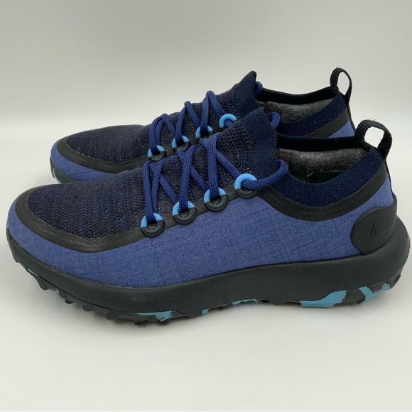 Allbirds Men’s Trail Runners SWT. Blue/Black. Men’s Size 9. - Picture 3 of 9